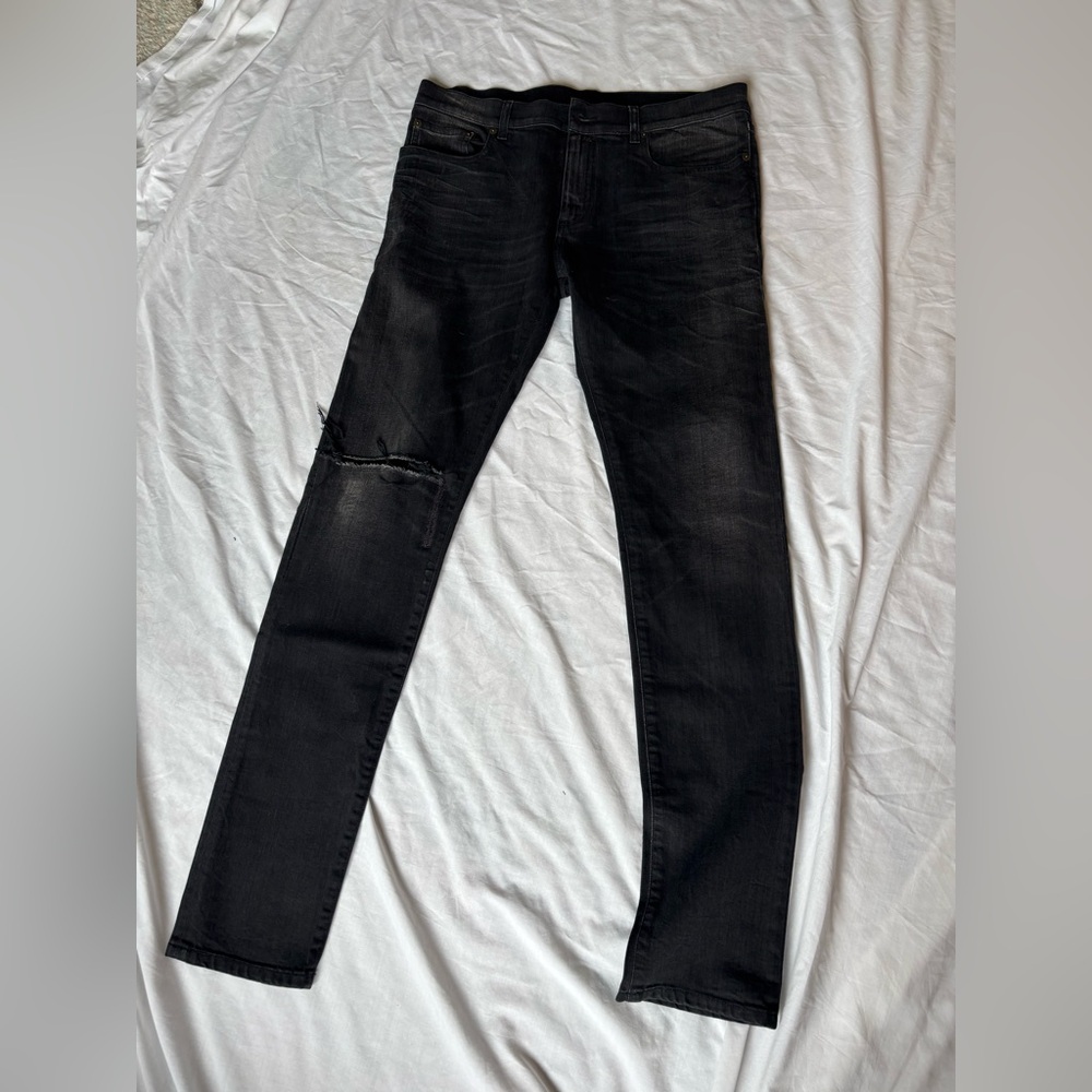 Saint Laurent Black Skinny Jeans Sleek Fit